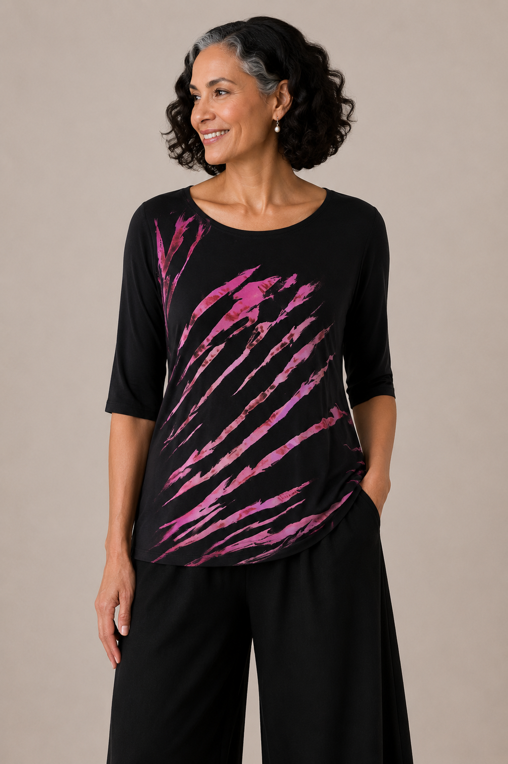 Emma Top in Arashi Bright Tiger