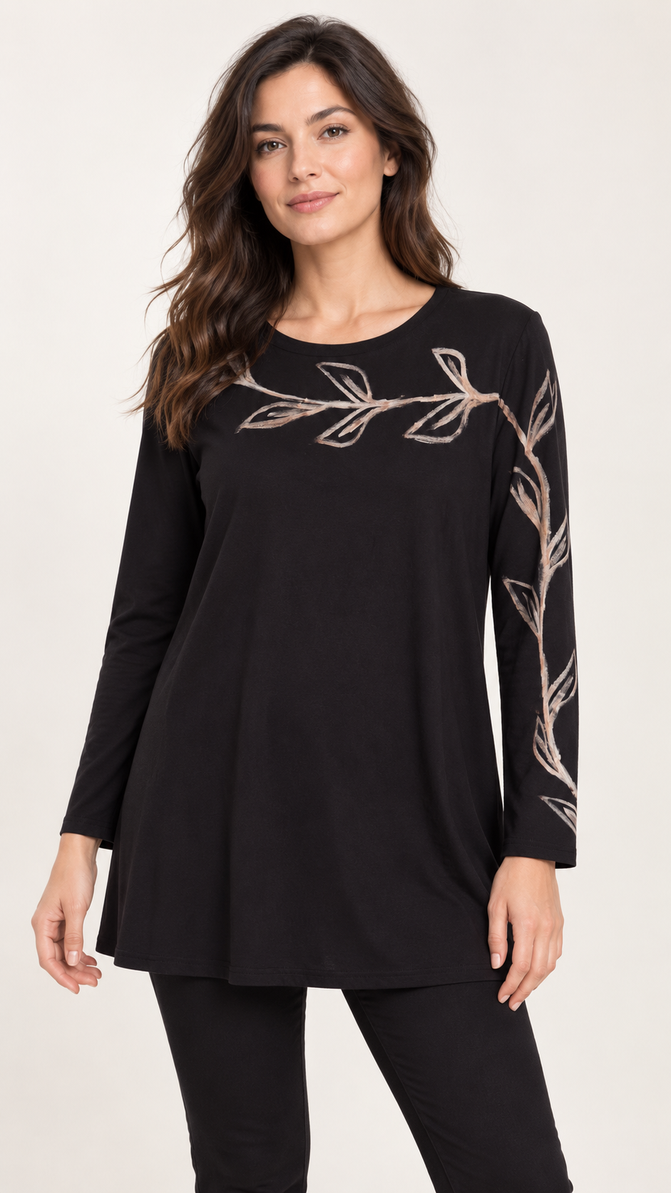 Audrey Tunic in Sea Ivy