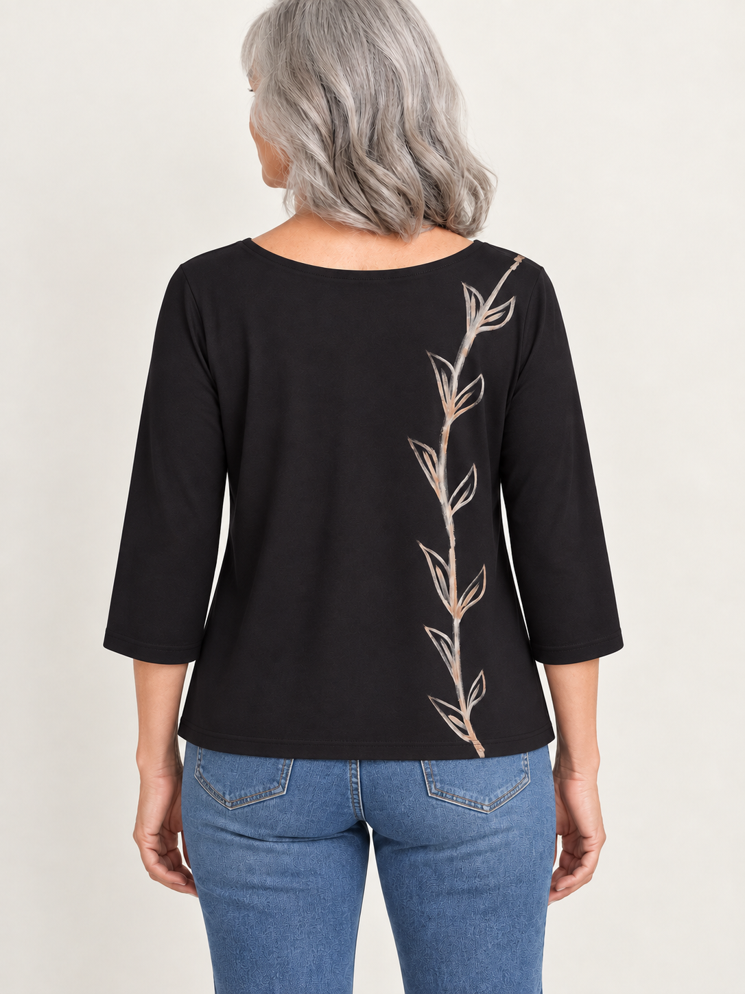 Betsy Top in Sea Ivy