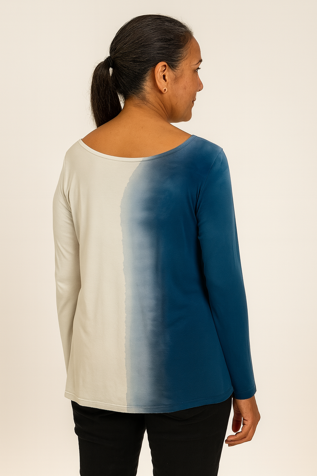 Jessie Top in Blue Side Arch