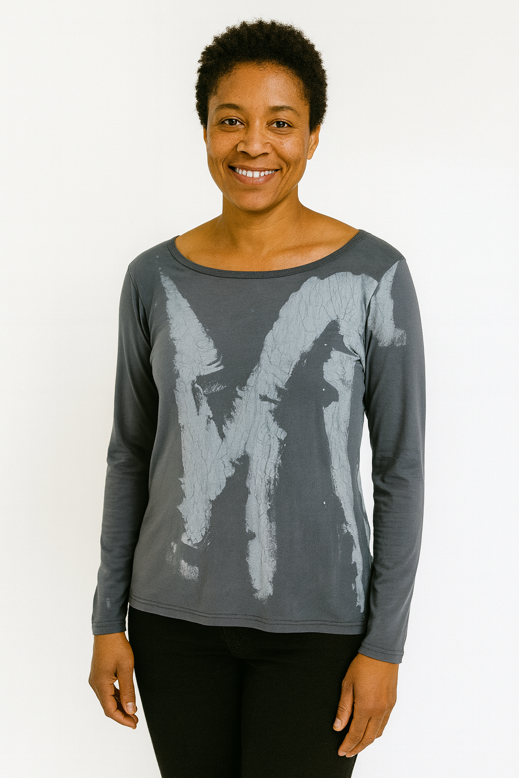 Jessie Top in Greystone Crackle 2