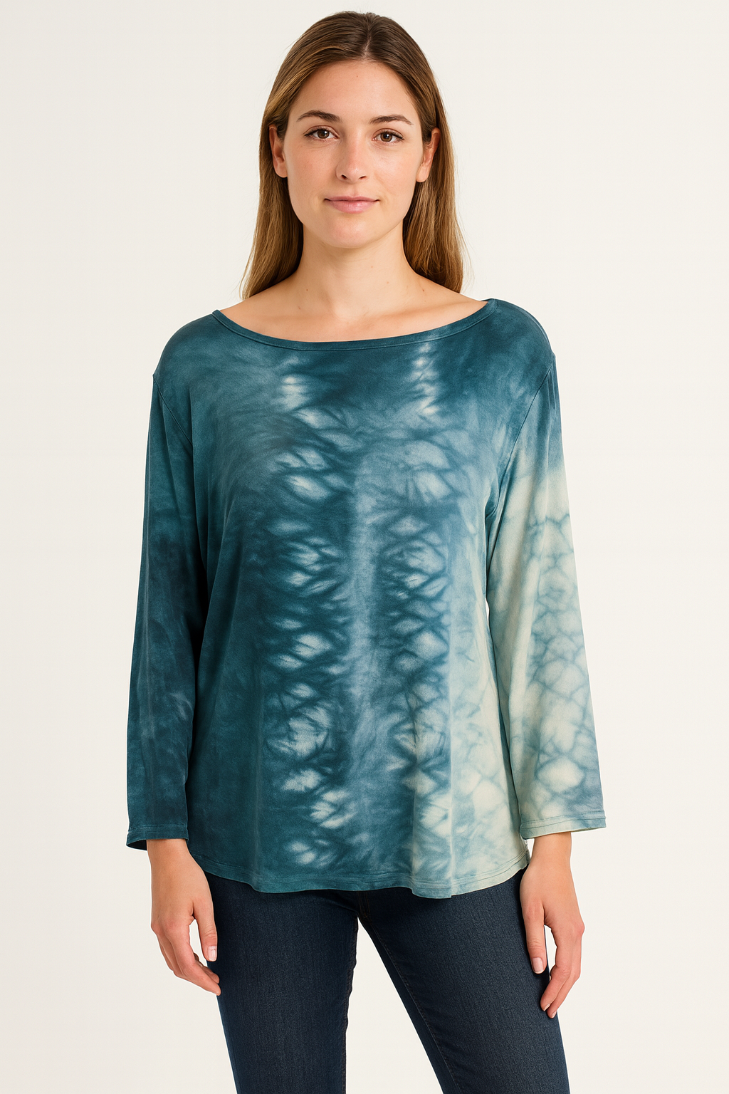 Betsy Top in Demin Rope Vertical