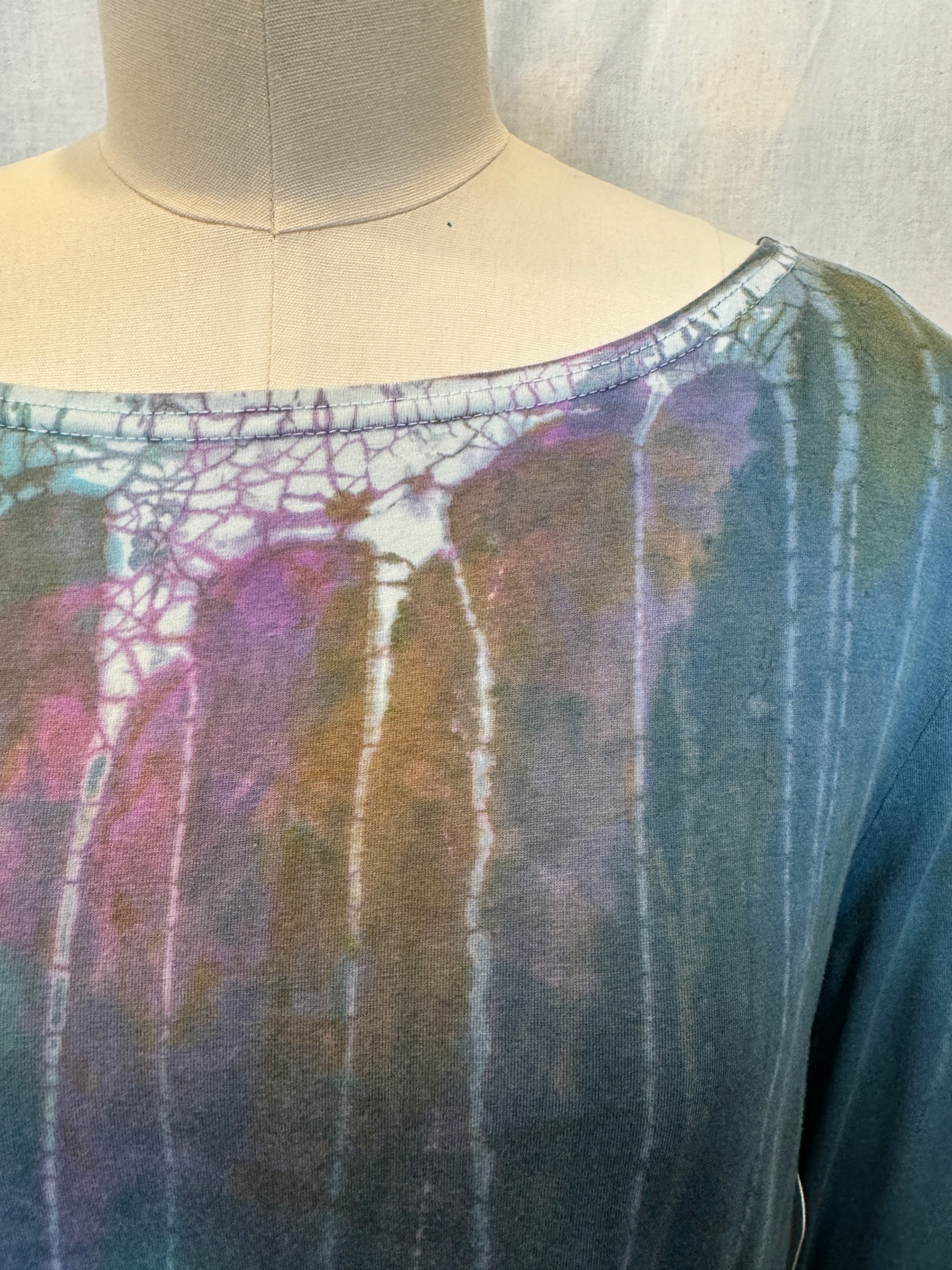 AUDREY TUNIC in Demin Pastel Dripstone