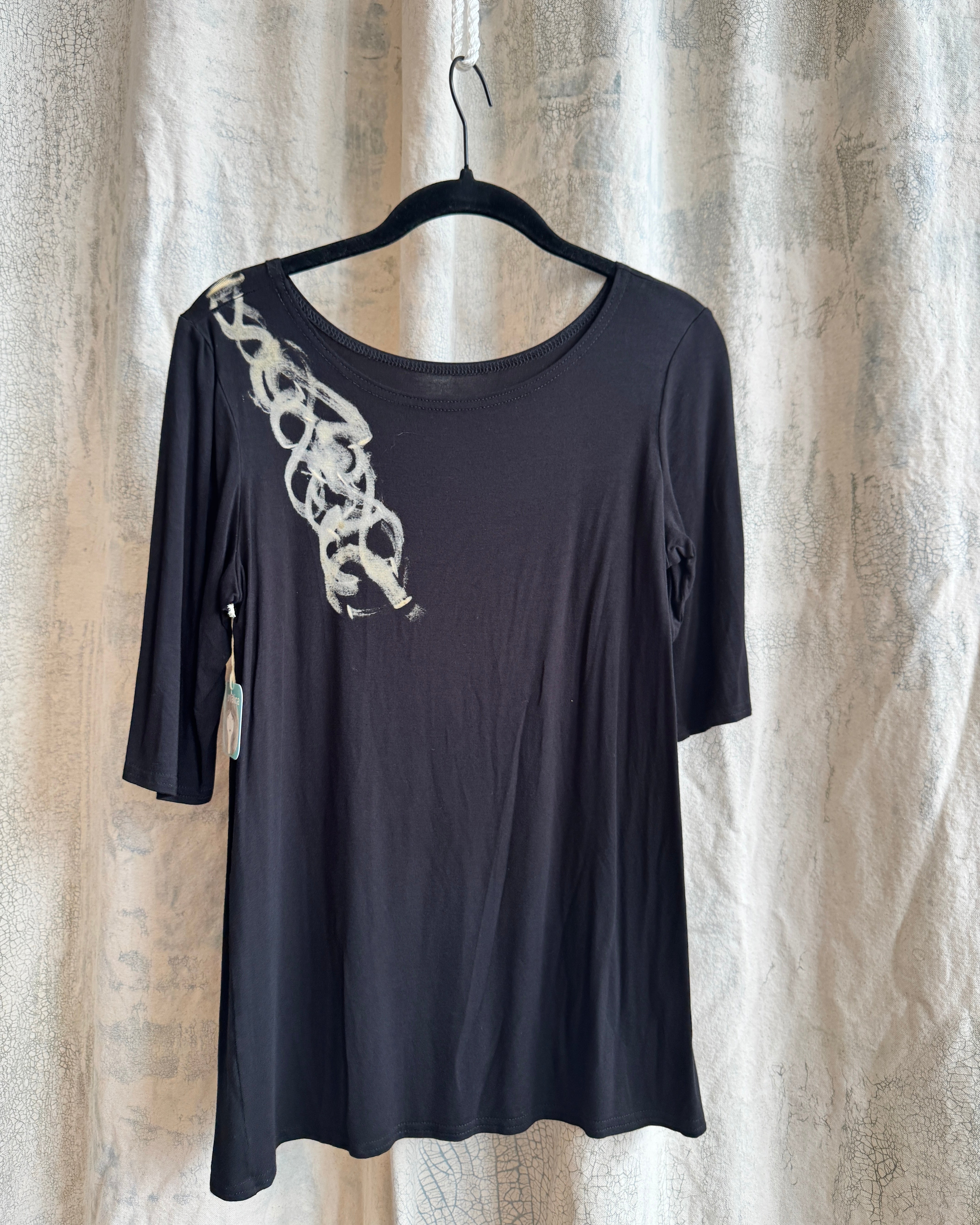 EMMA TOP in BEIGE SCRIPT