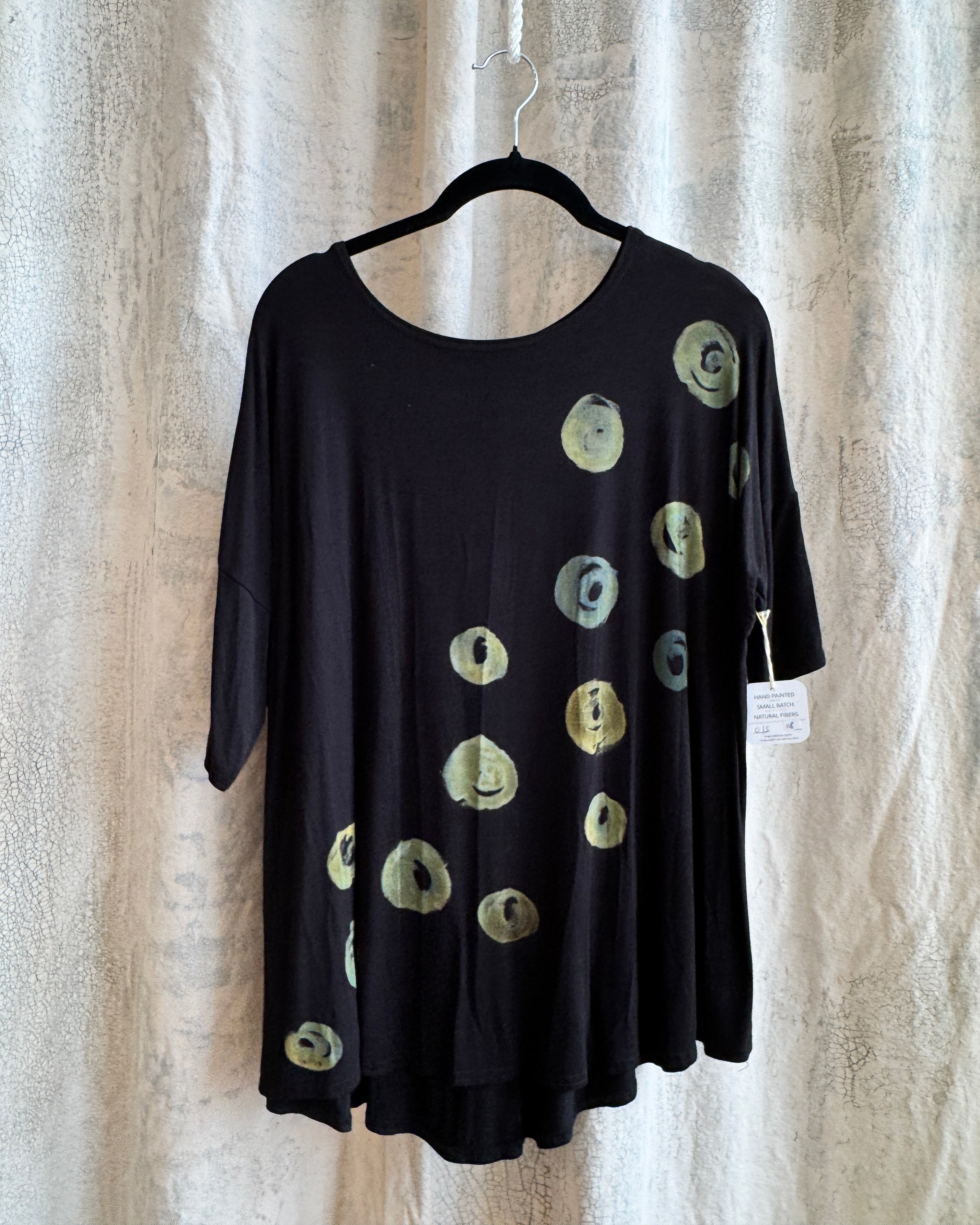 LUNA LONG SLEEVE TUNIC in FLOATING DOTS