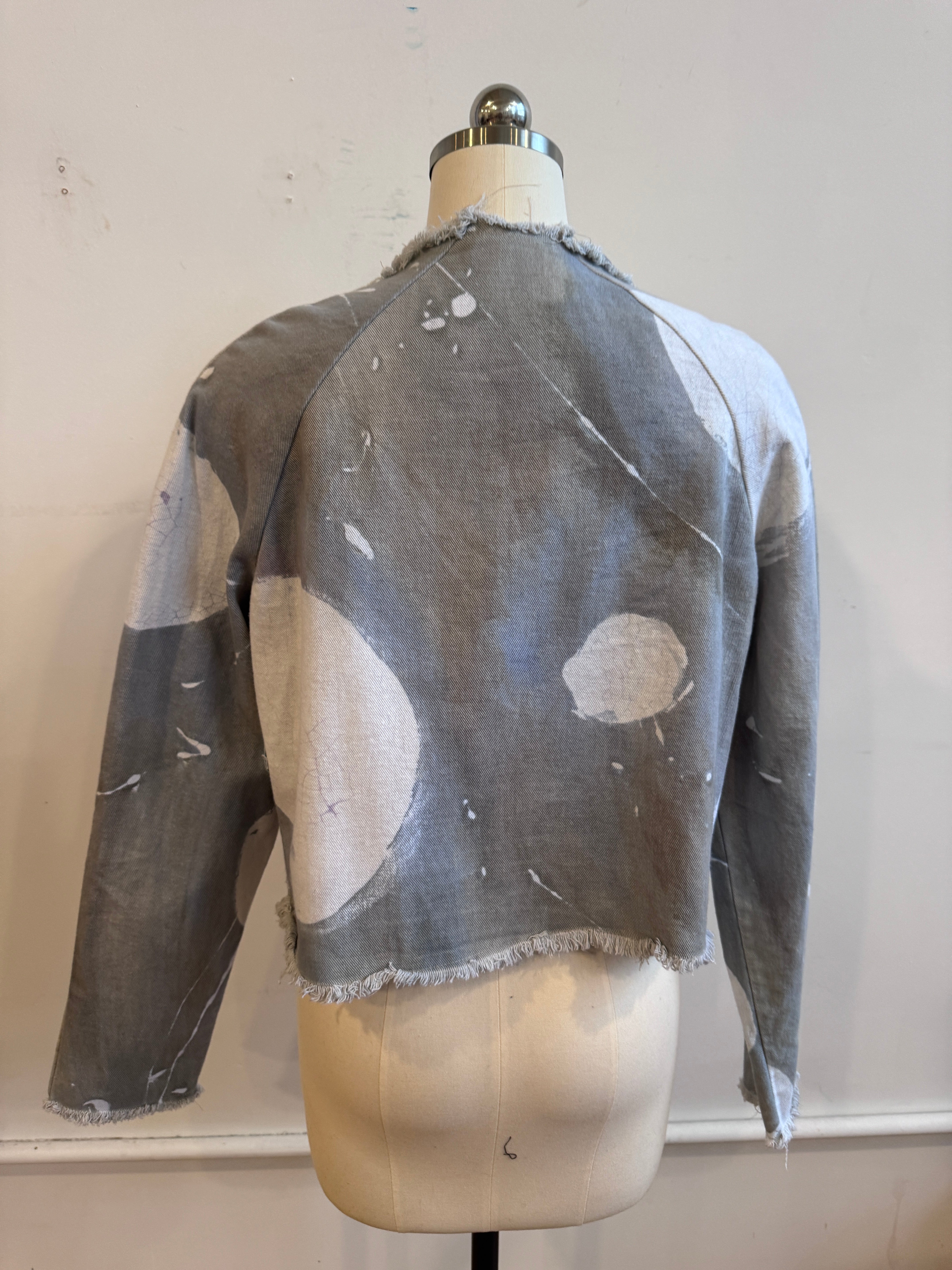 Valeria Jacket in Sage Moonscape Canvas