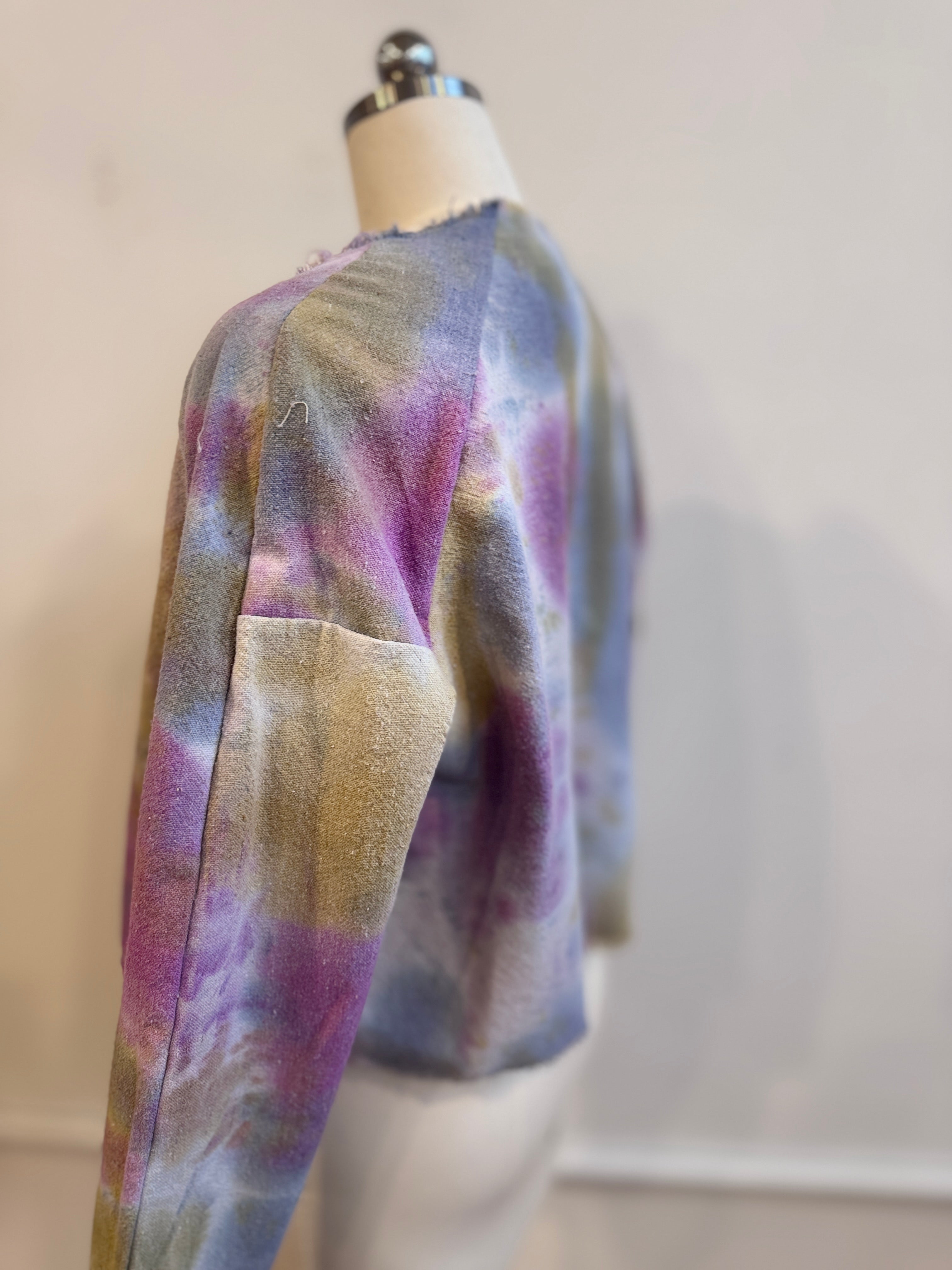 Valeria Jacket in Canvas Pink Watercolor