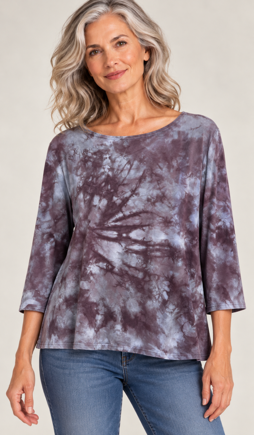 Betsy Top in Thistle Tangle