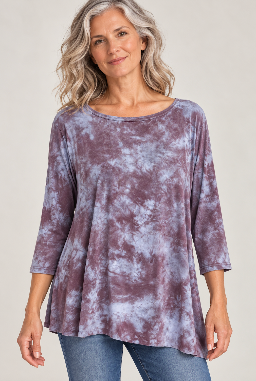 Audrey Tunic in Thistle Tangle