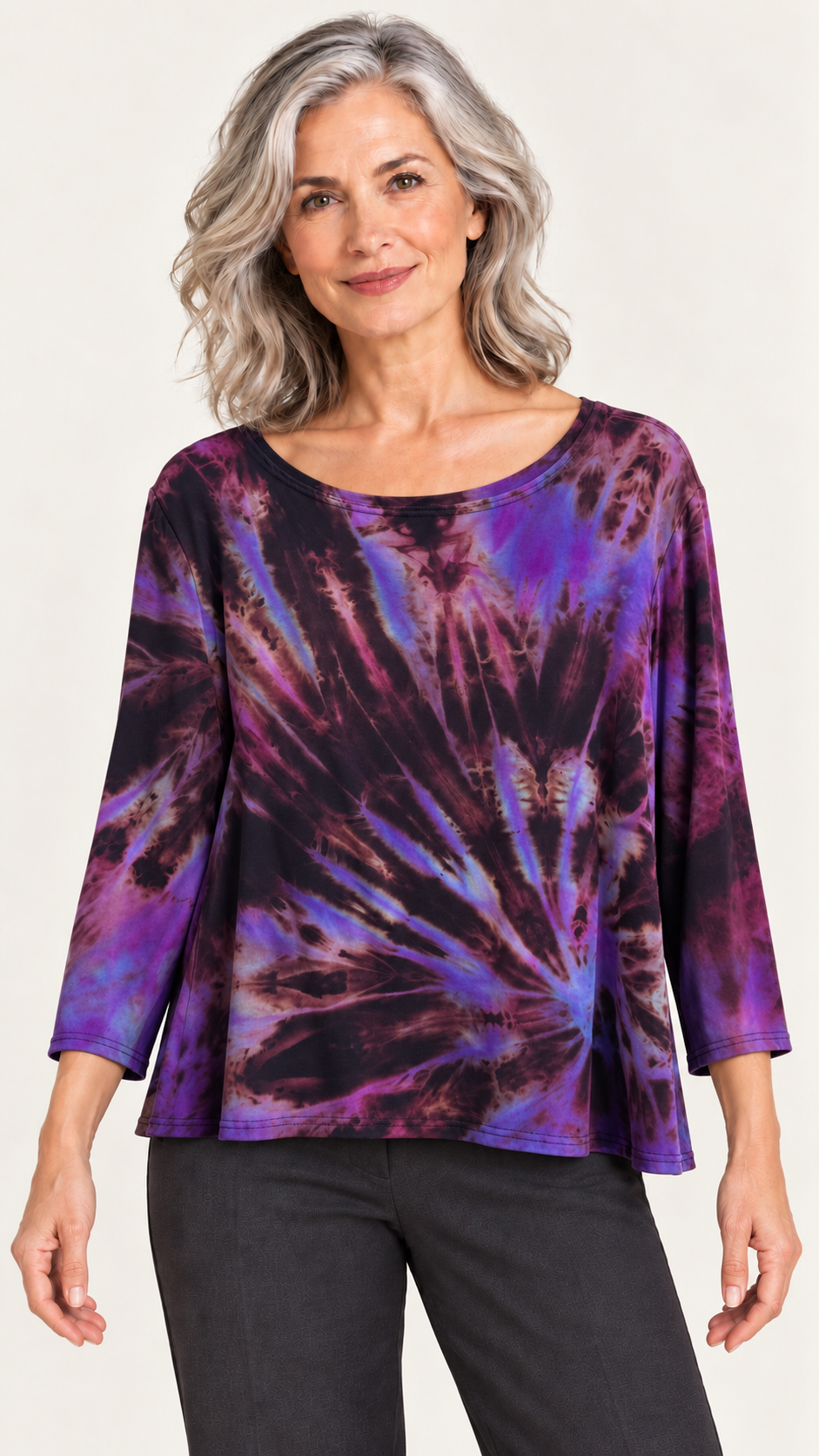 Betsy Top in Moon Tide Spiral