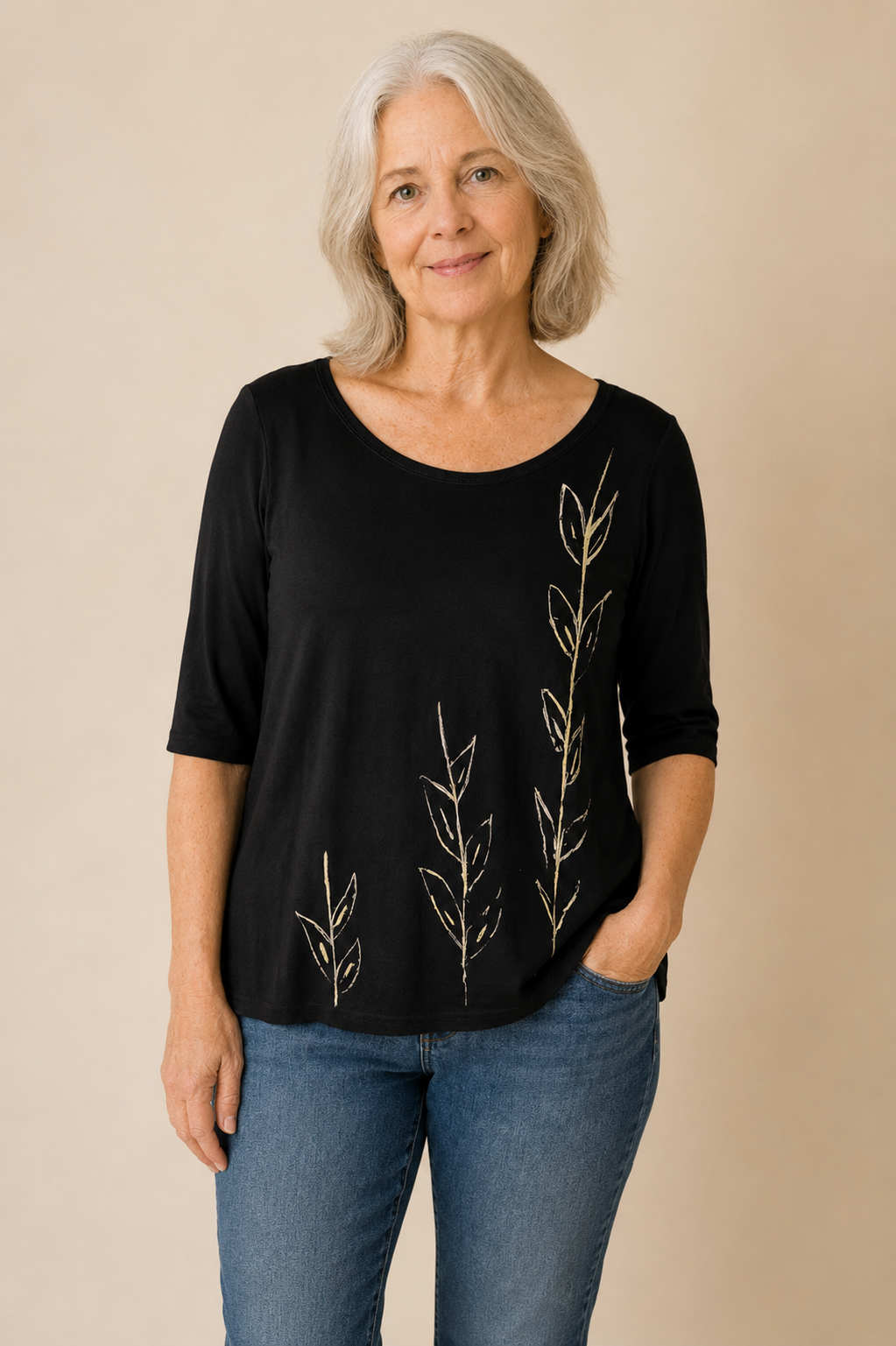 Emma Top in Ivy