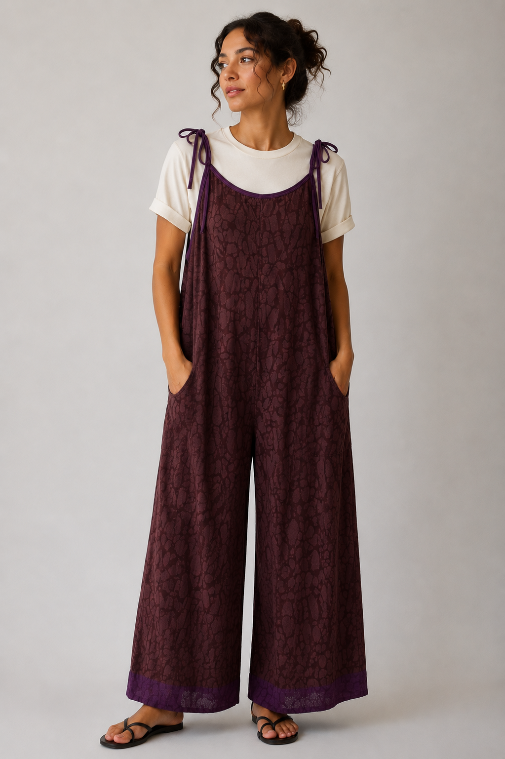 Cindy Jumper  in Dirt Eggplant