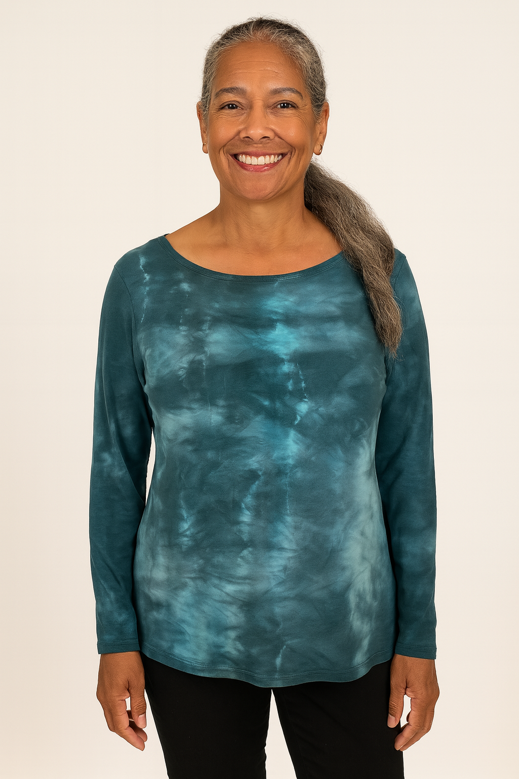 Jessie Top in Ocean Variegated