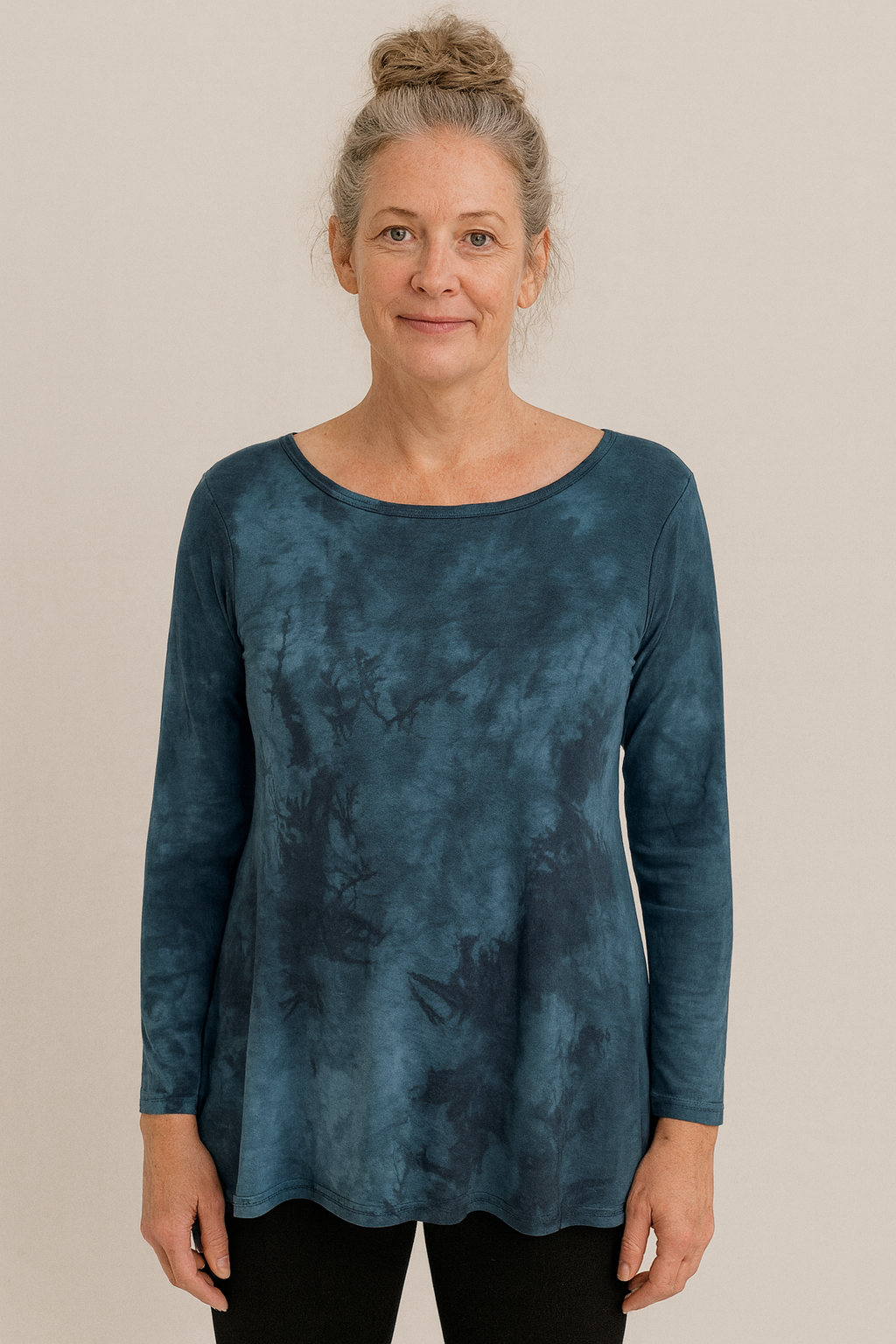 Jessie Top in Demin Variegated