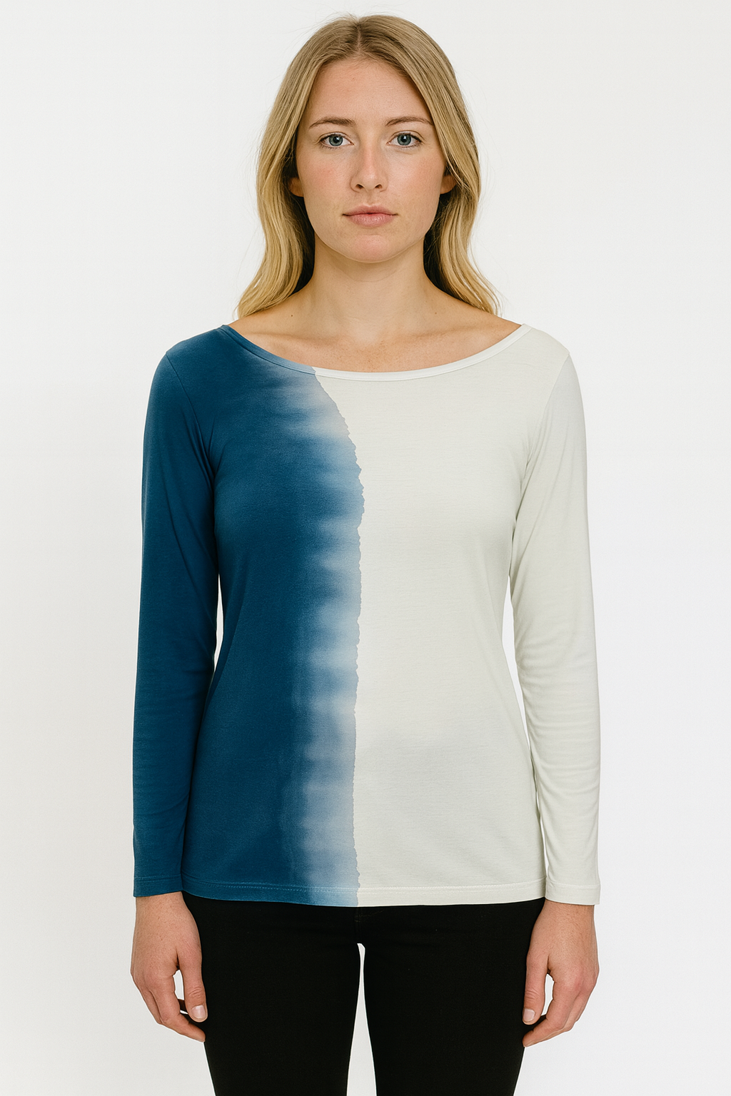 Jessie Top in Blue Side Arch