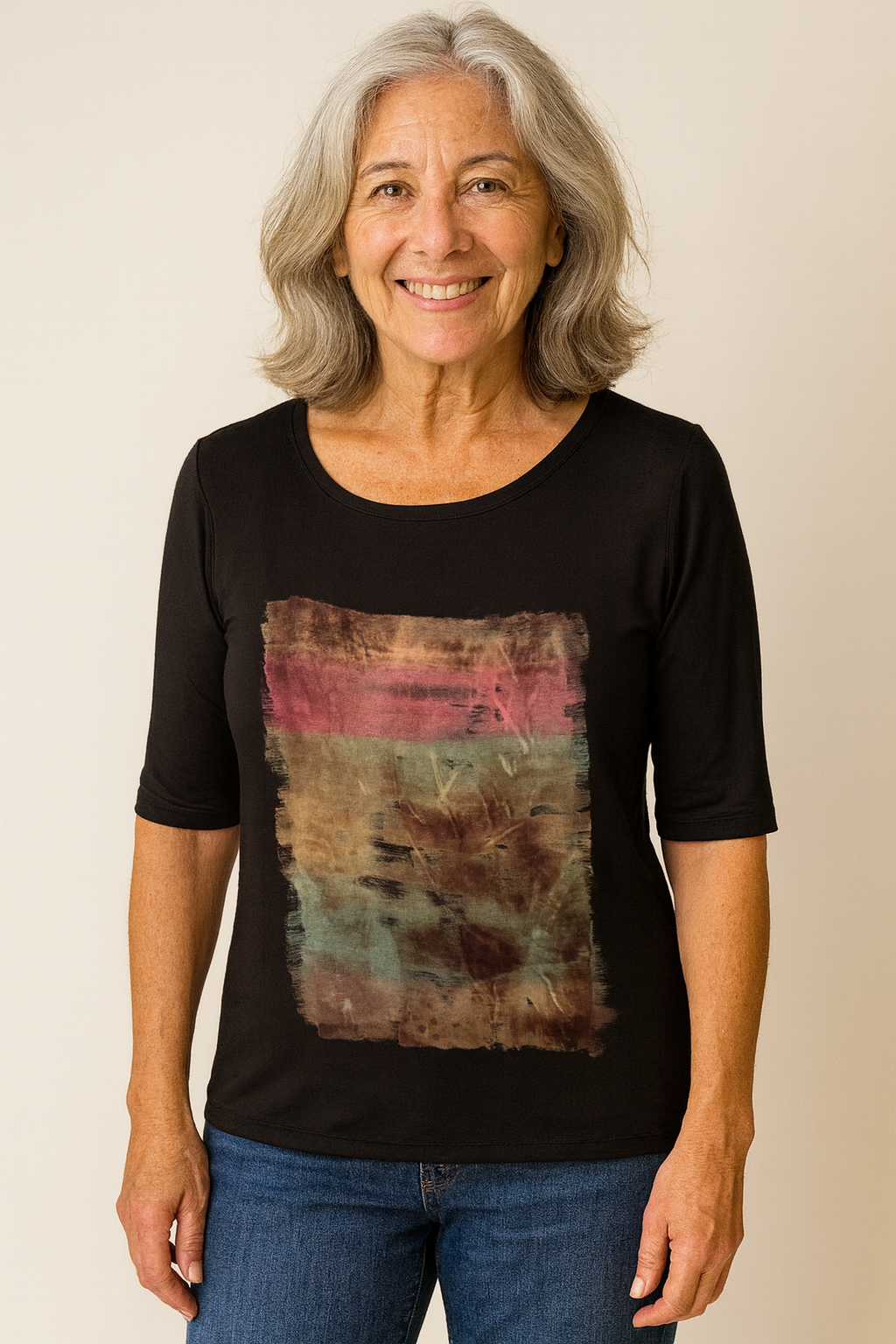 Emma Top in Rothko Remix Block