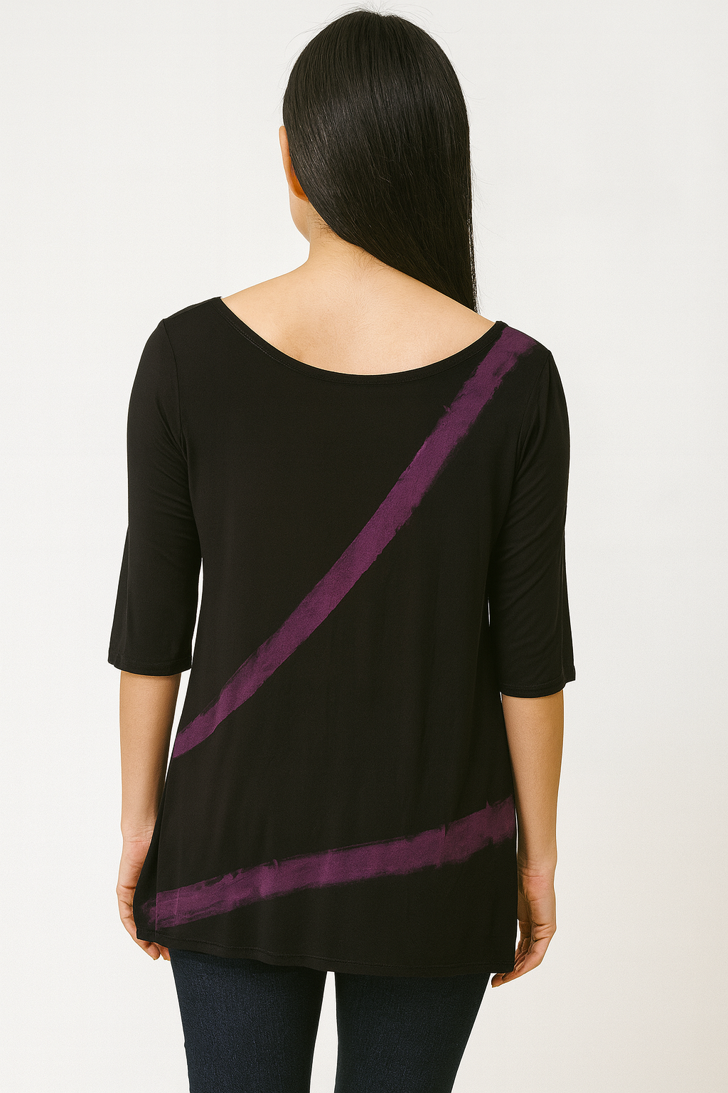 Emma Top in Magenta Fuchsia Wrap Around