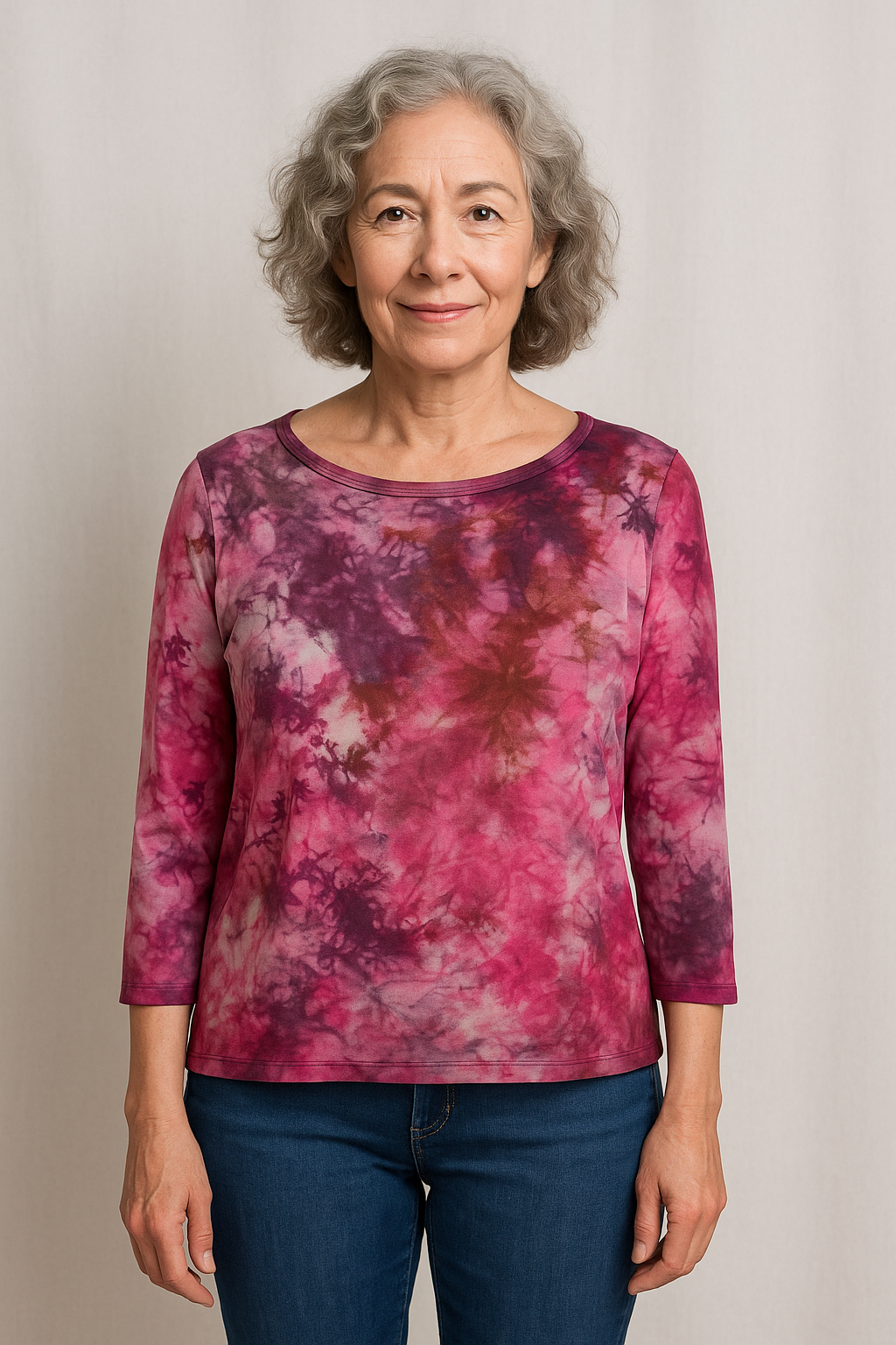 Betsy Top in Berry Smash