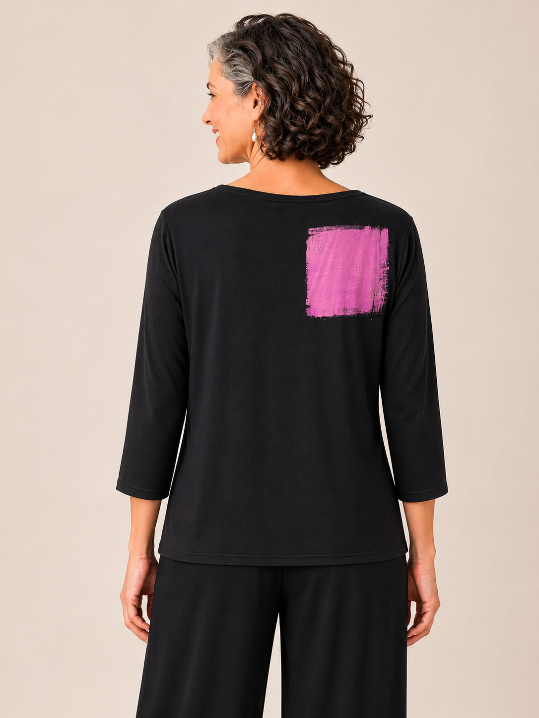 Betsy Top in Pink Square
