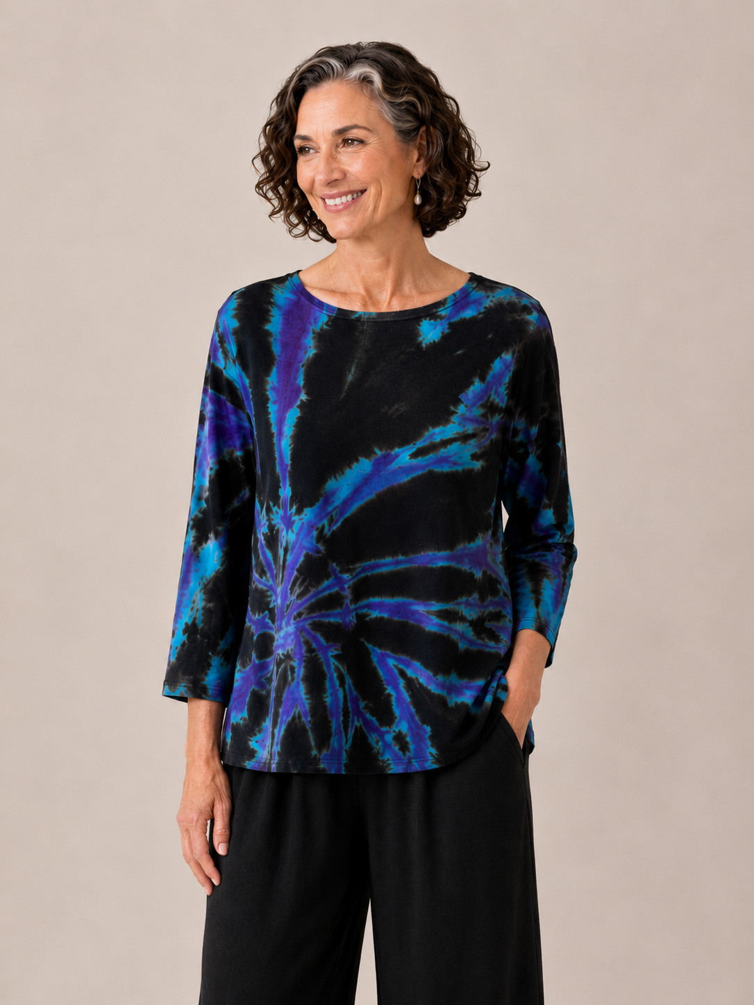 Betsy Top in Moon Tide Spiral