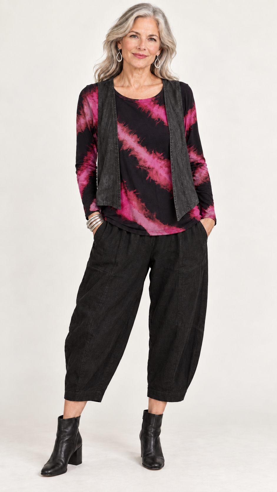 Jessie Top in Moon Tide Diagonal Wide Arashi