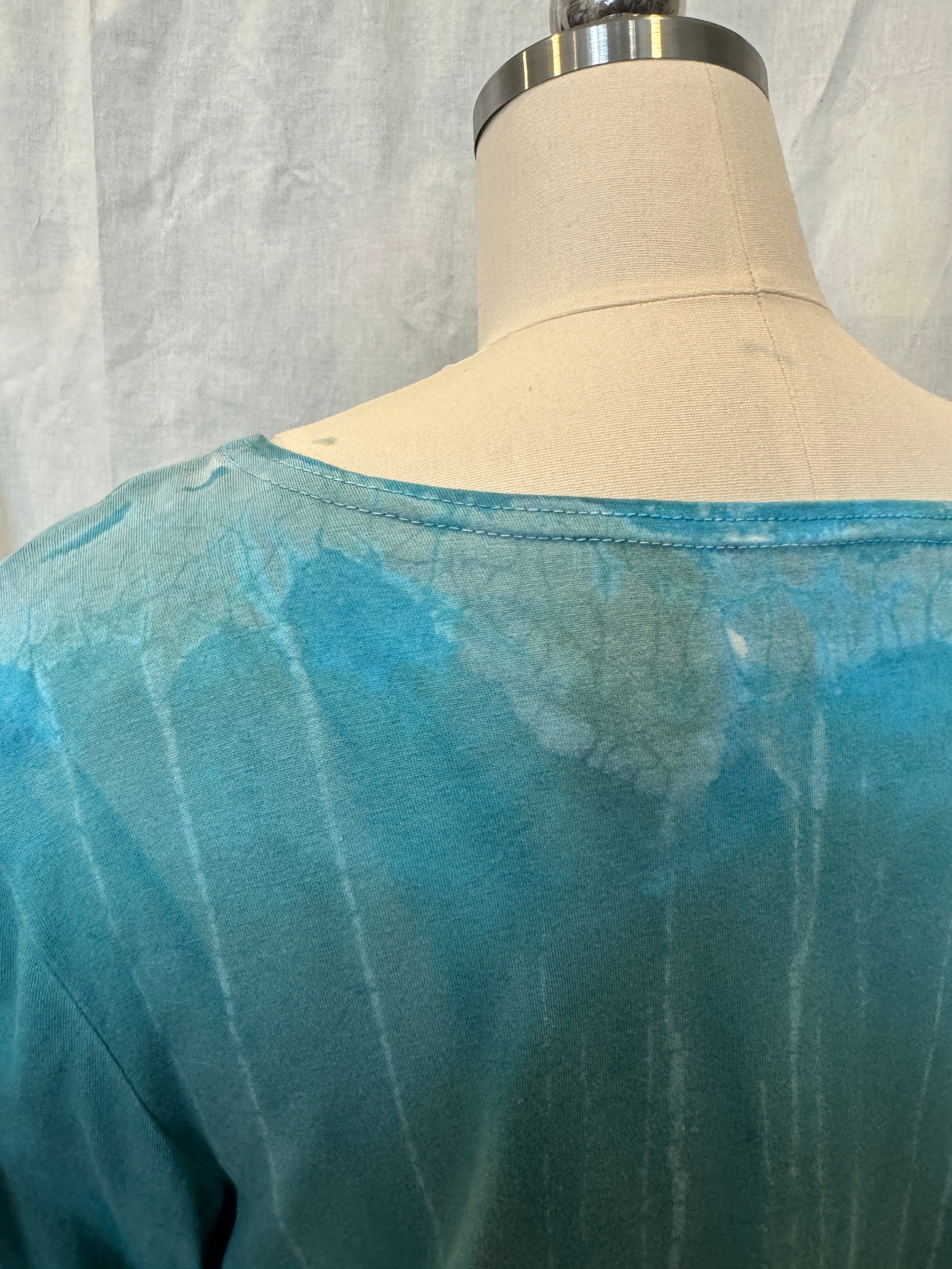 AUDREY TUNIC in SEAFOAM DRIPSTONE