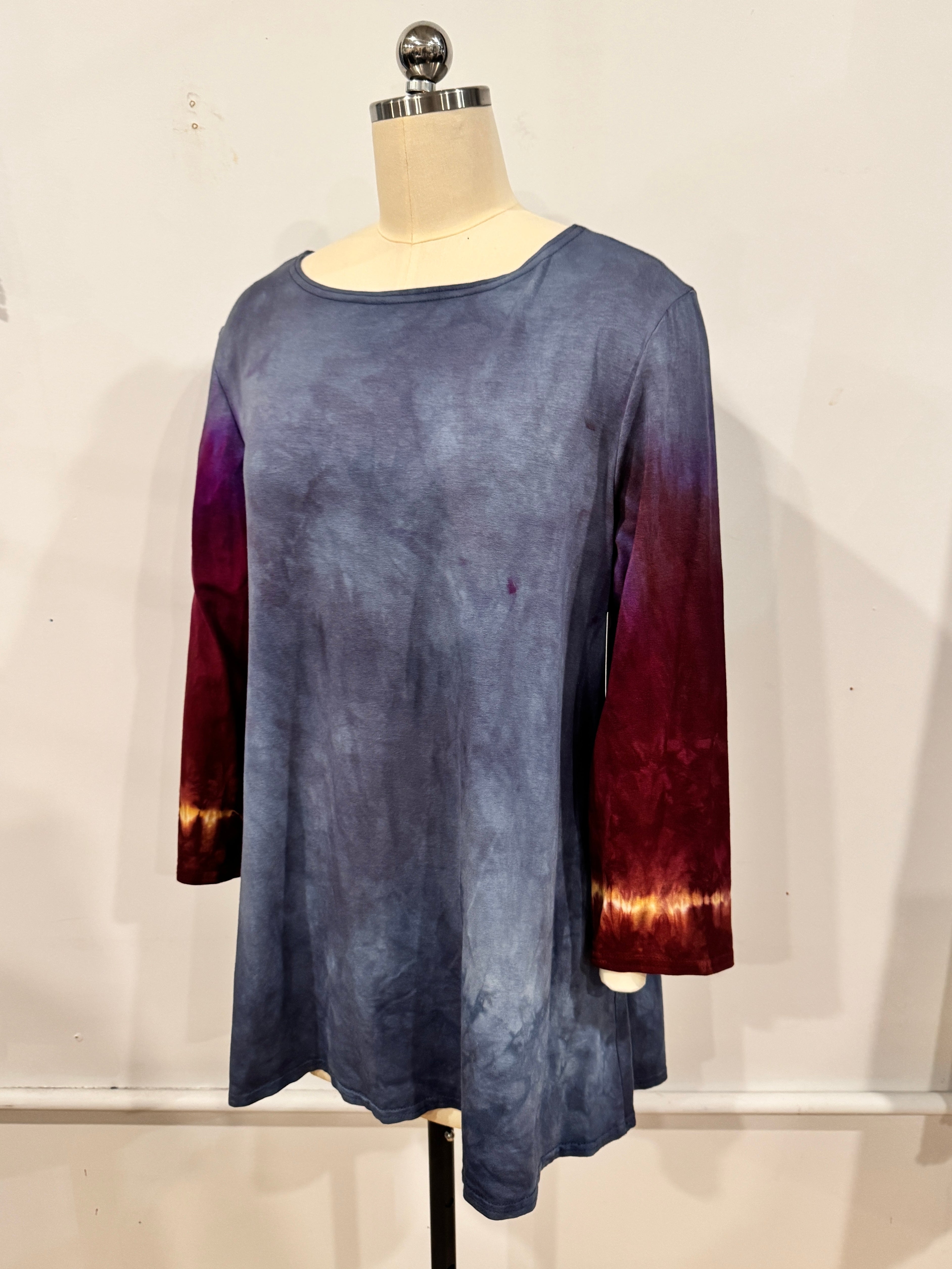 AUDREY TUNIC in Pale Eggplant Tamale