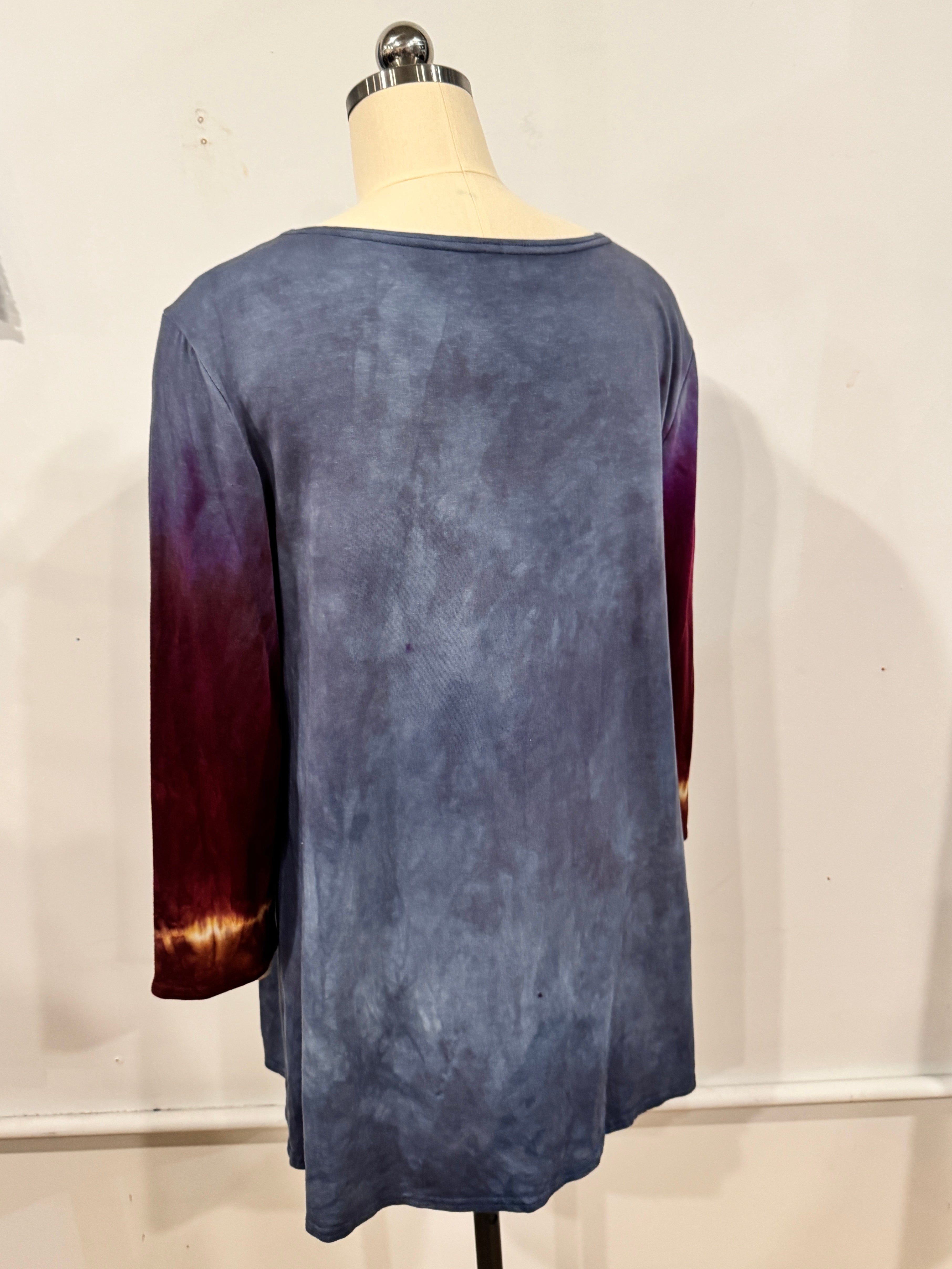 AUDREY TUNIC in Pale Eggplant Tamale