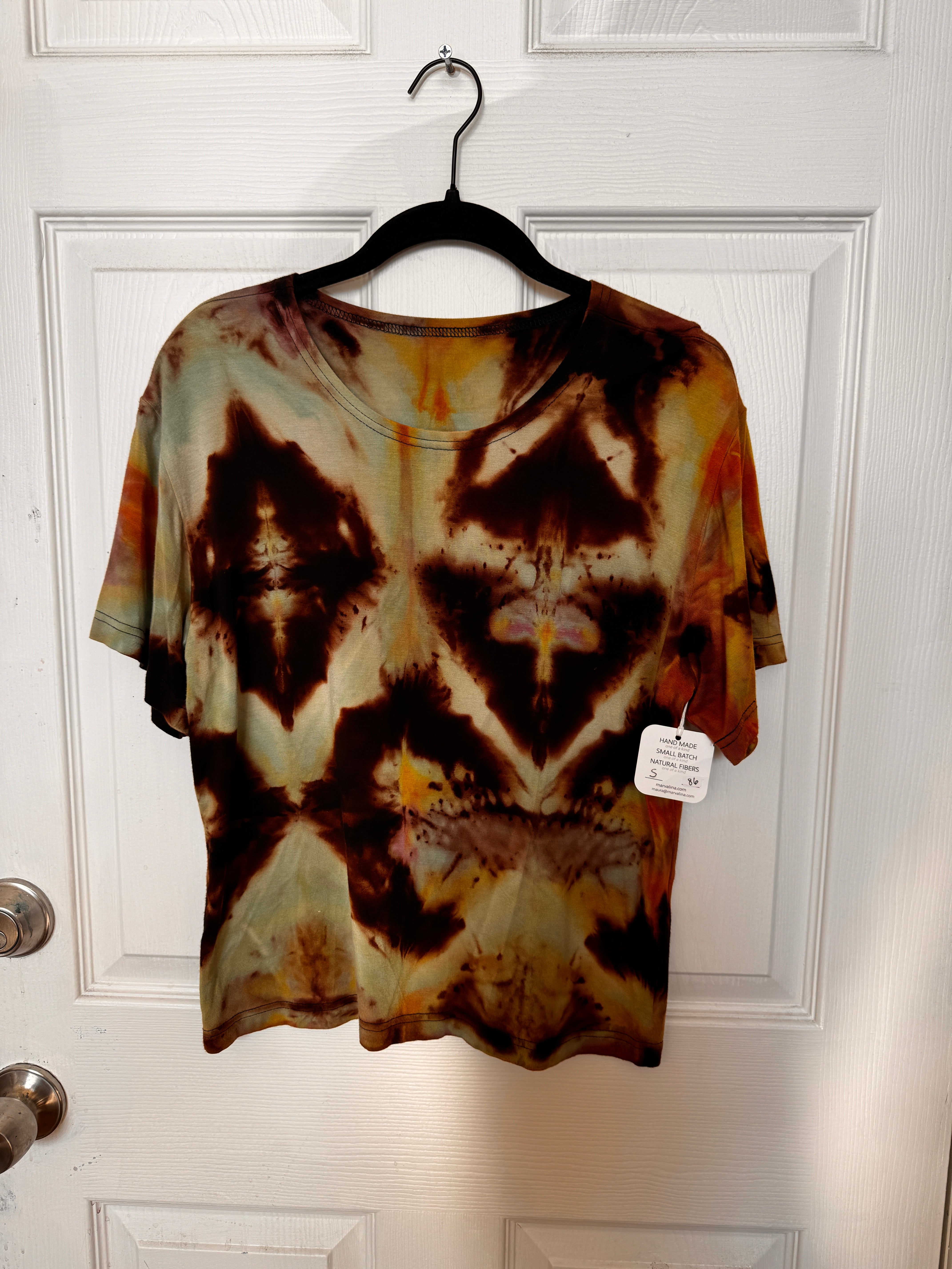 IDA BASIC TEE in Mustard Triad