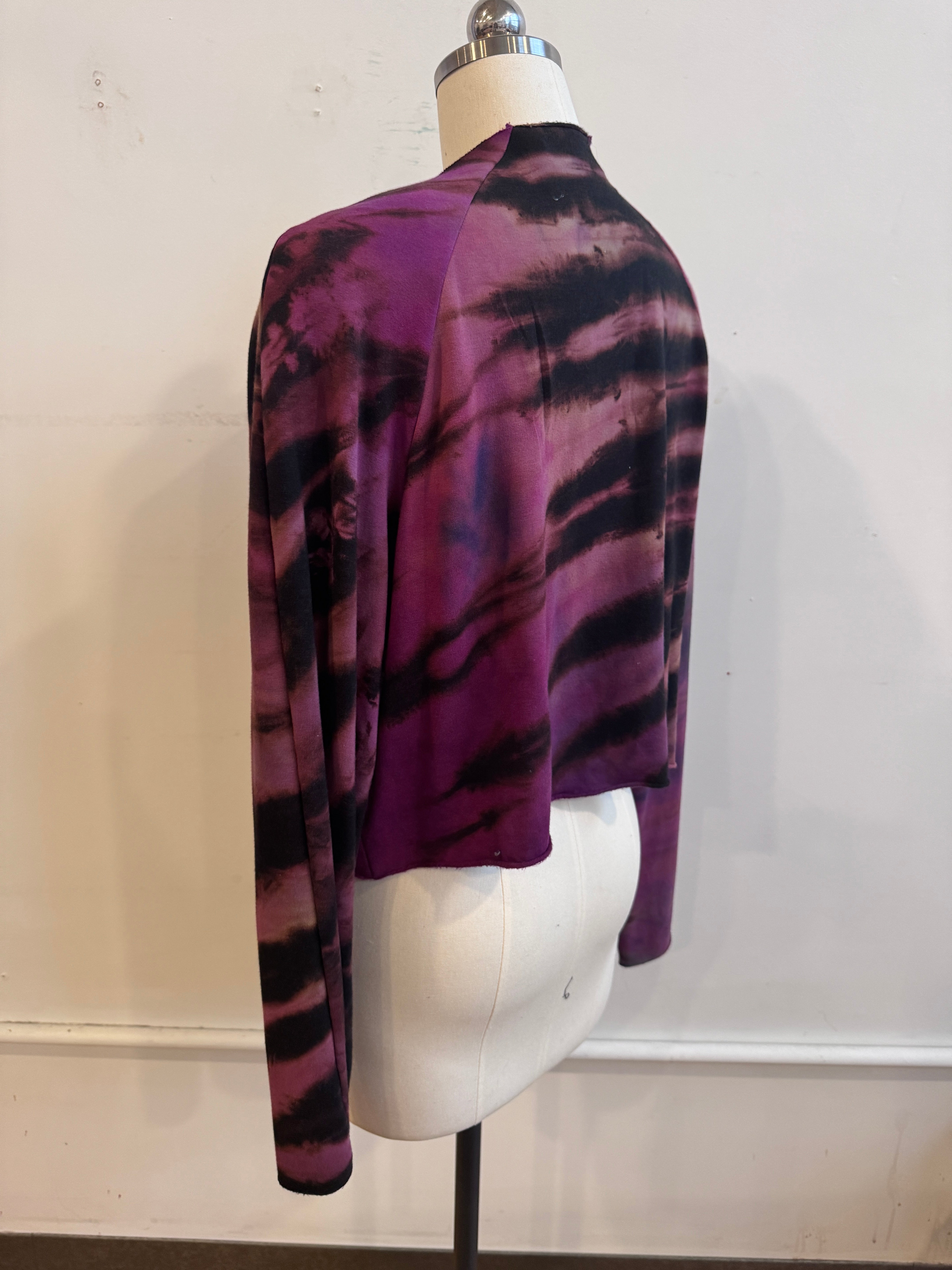 Valeria Jacket in Dark Reds and Pinks