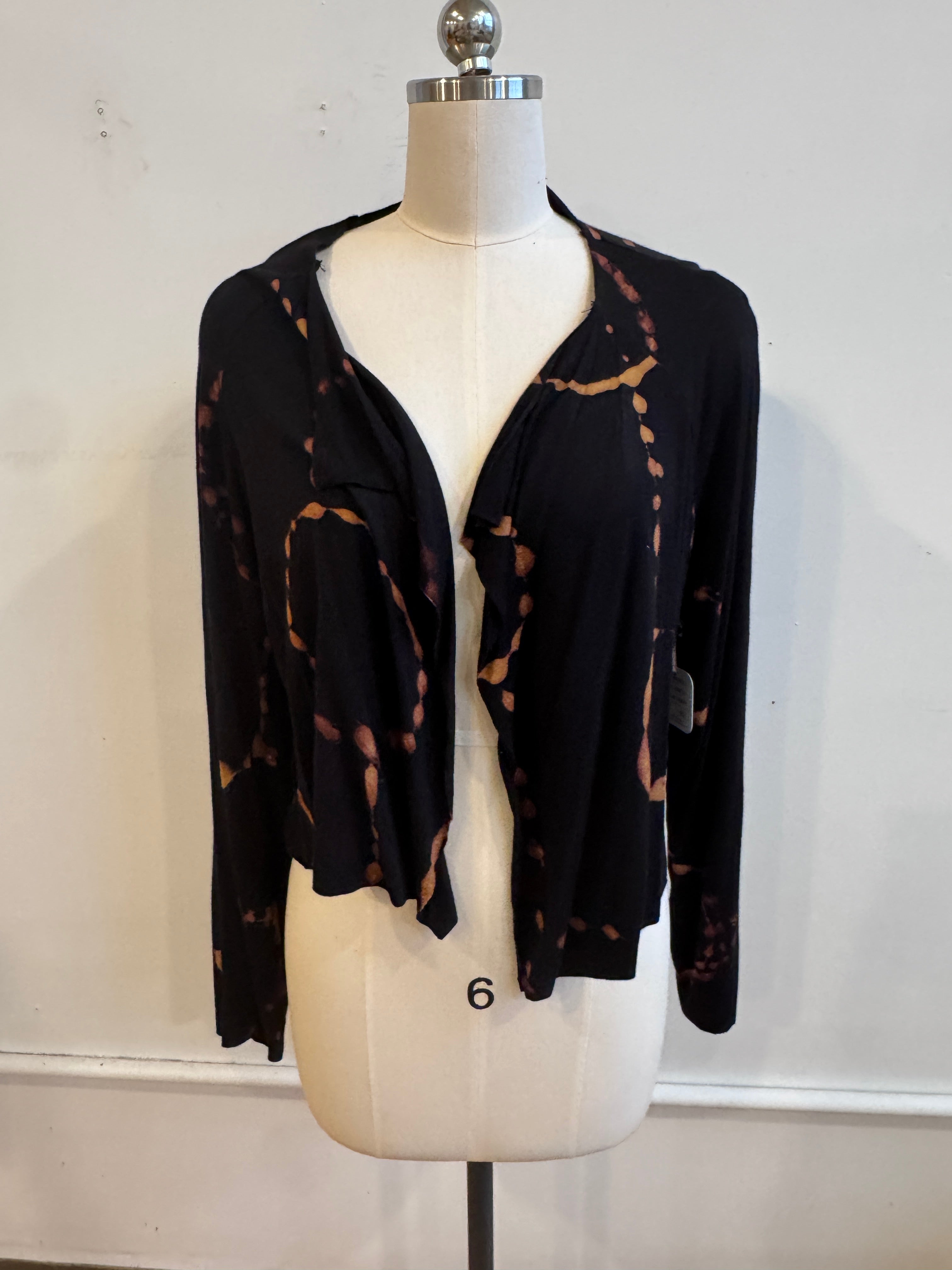 Valeria Jacket in Lightweight Jersey Burnt Amber