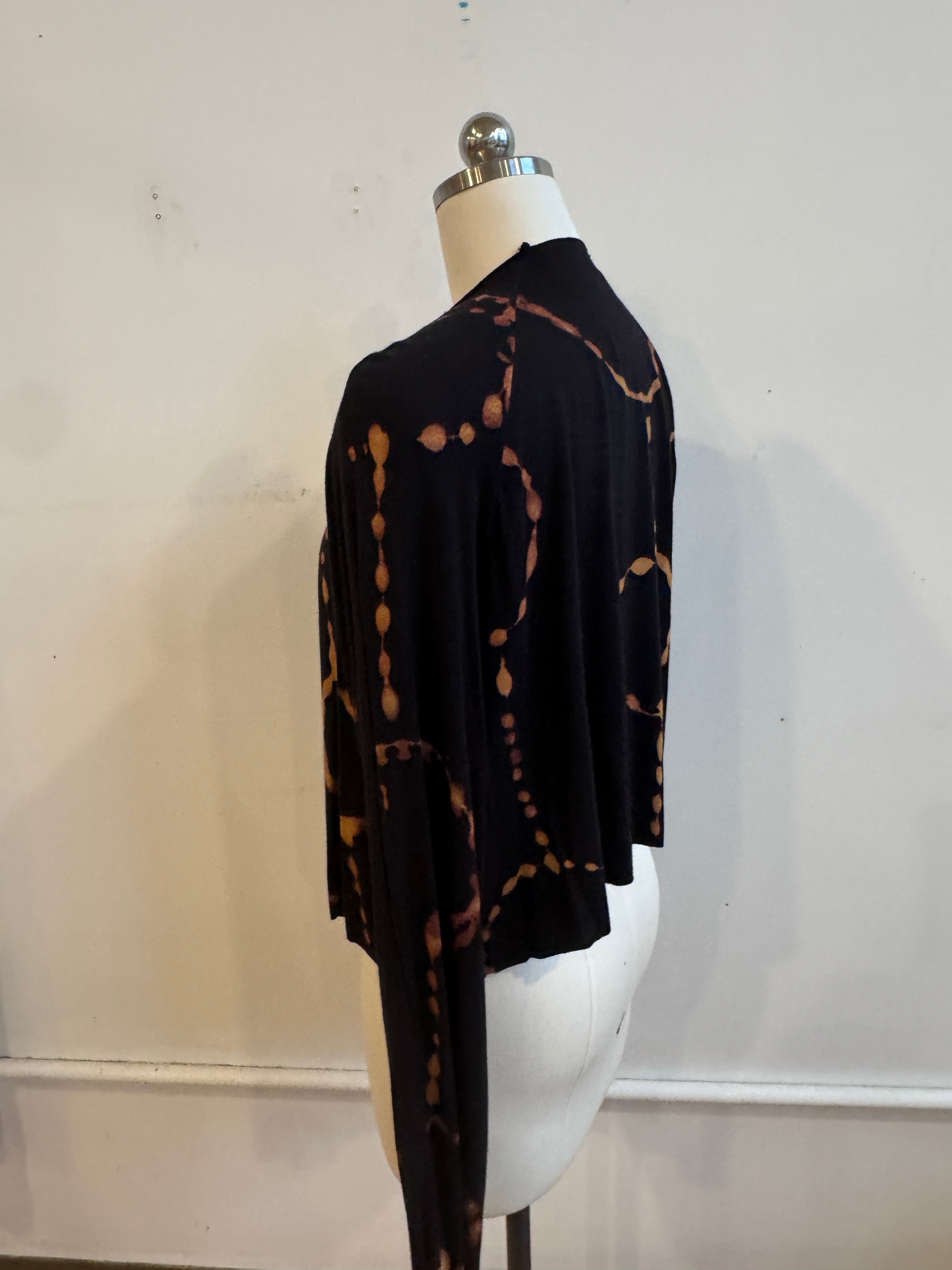 Valeria Jacket in Lightweight Jersey Burnt Amber