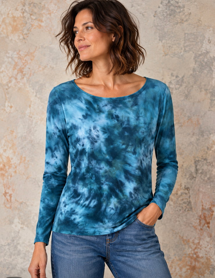 Jessie Top in Sea Blue