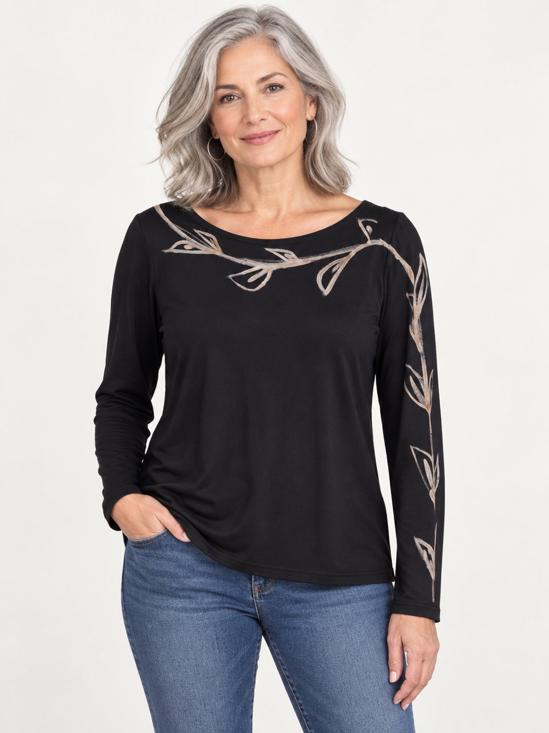 Jessie Top in Sea Ivy