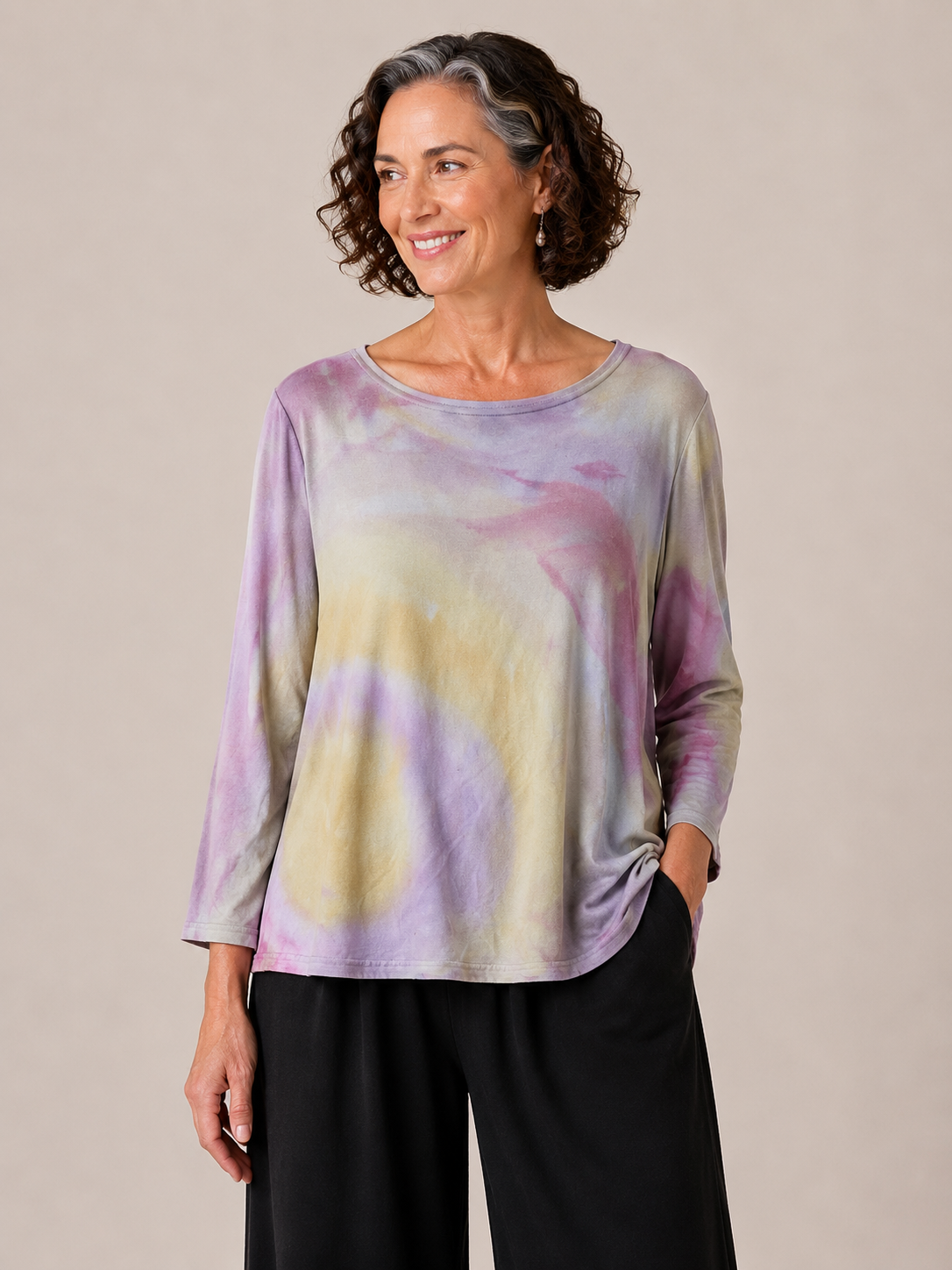 Betsy Top in Faded Peony