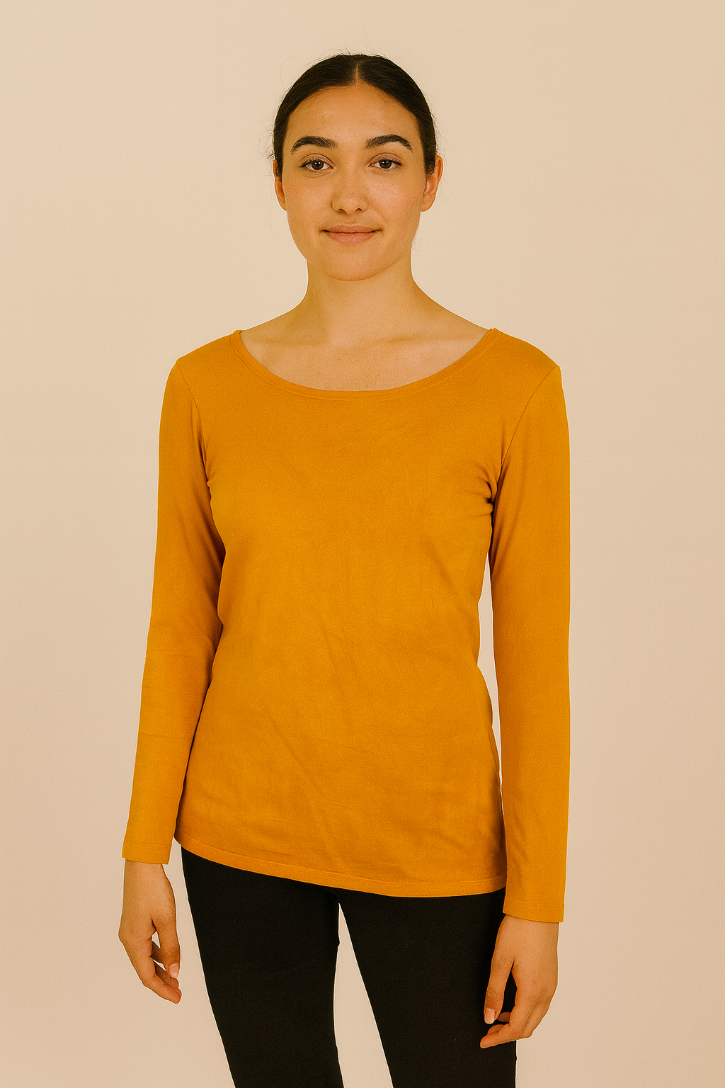 Jessie Top in Goldenrod Variegated